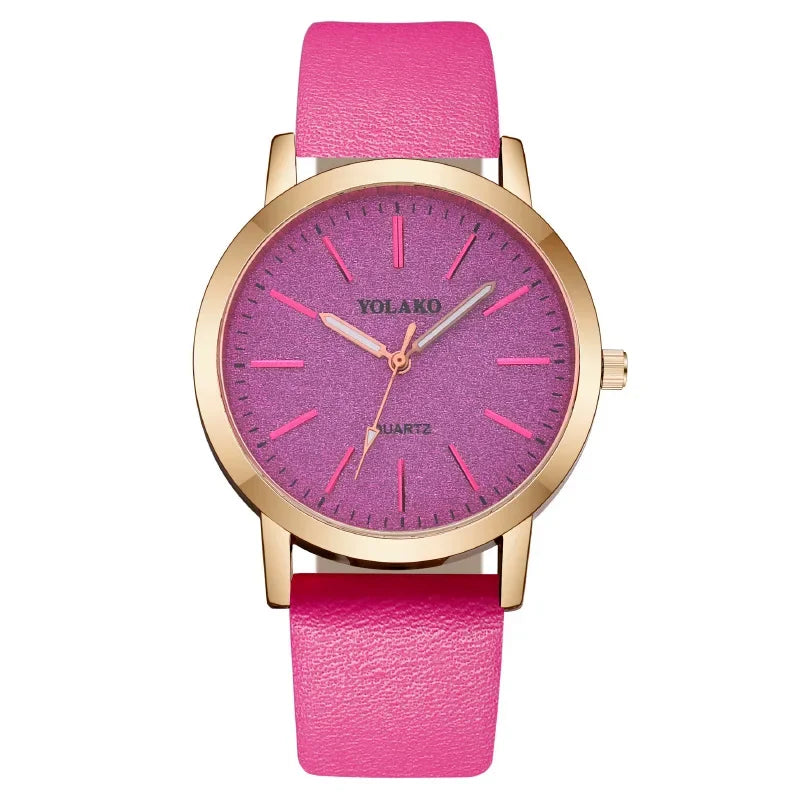 Women'S Watches Brand Luxury Fashion Ladies Watch Leather Watch Women Female Quartz Wristwatches Montre Femme Reloj Mujer