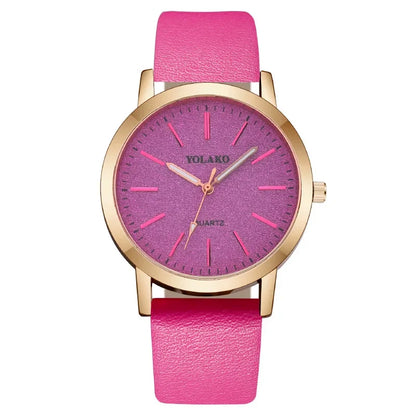 Women'S Watches Brand Luxury Fashion Ladies Watch Leather Watch Women Female Quartz Wristwatches Montre Femme Reloj Mujer