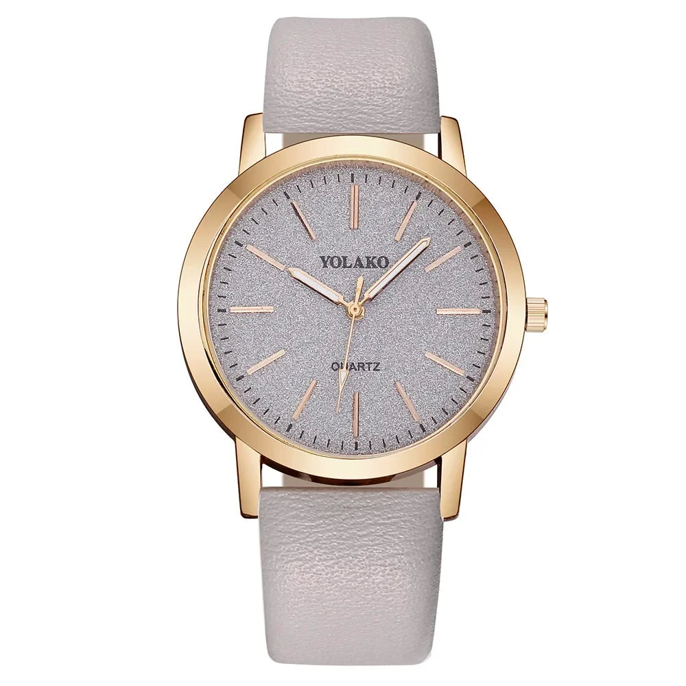 Women'S Watches Brand Luxury Fashion Ladies Watch Leather Watch Women Female Quartz Wristwatches Montre Femme Reloj Mujer