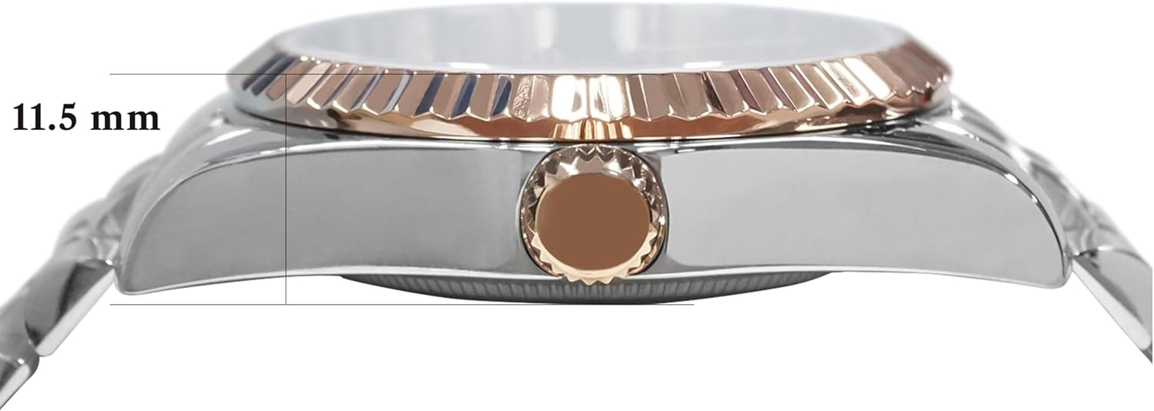 Reloj Clásico de Diamantes con Cristal de Zafiro