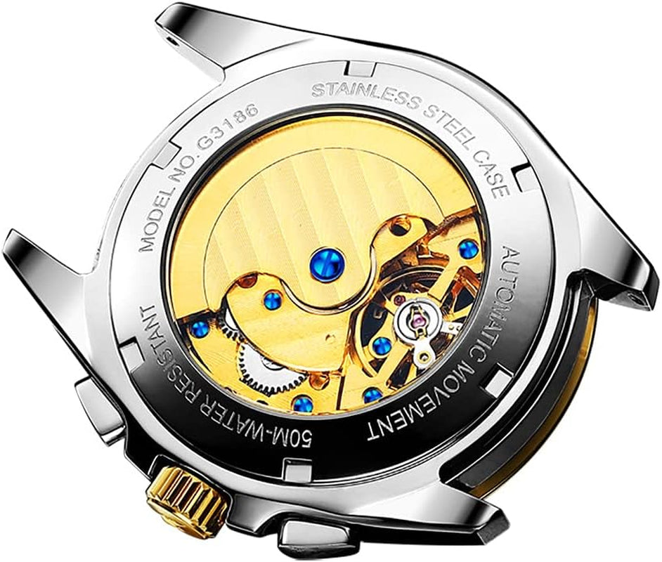 Reloj Automático Esqueleto de Lujo