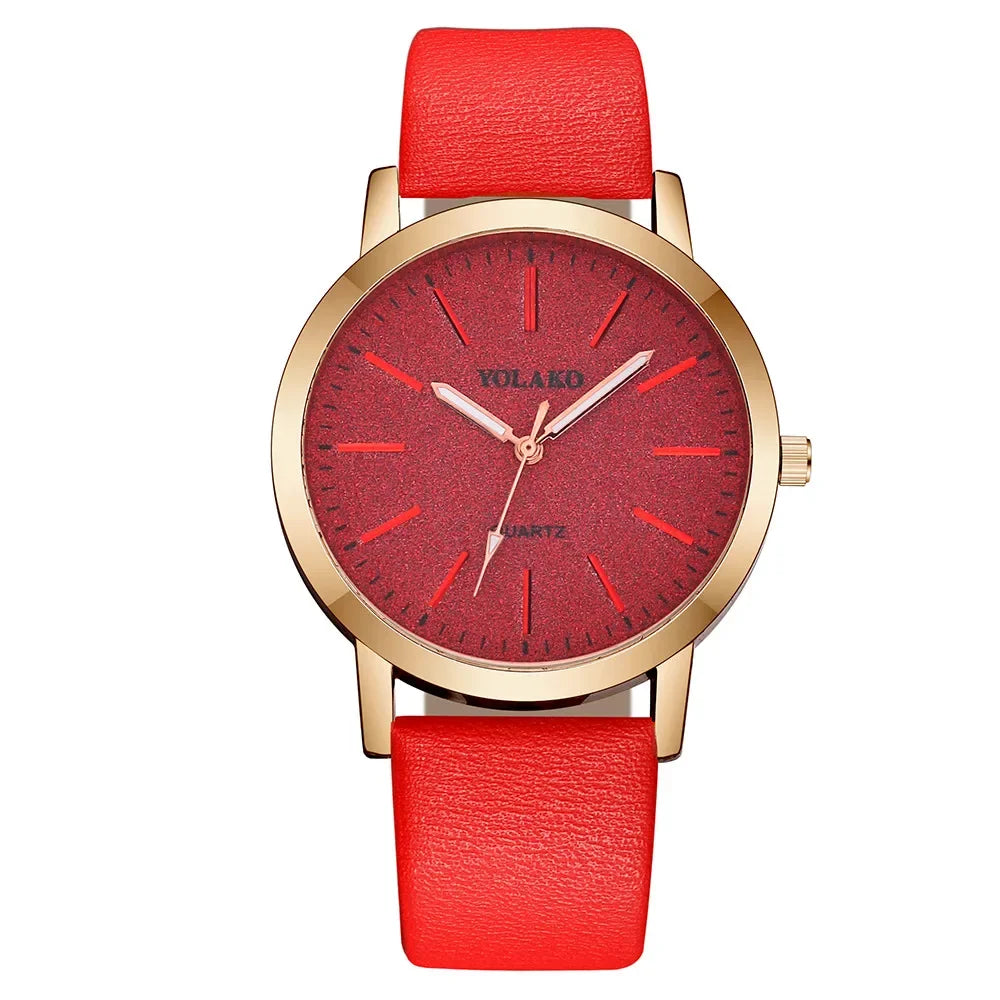 Women'S Watches Brand Luxury Fashion Ladies Watch Leather Watch Women Female Quartz Wristwatches Montre Femme Reloj Mujer
