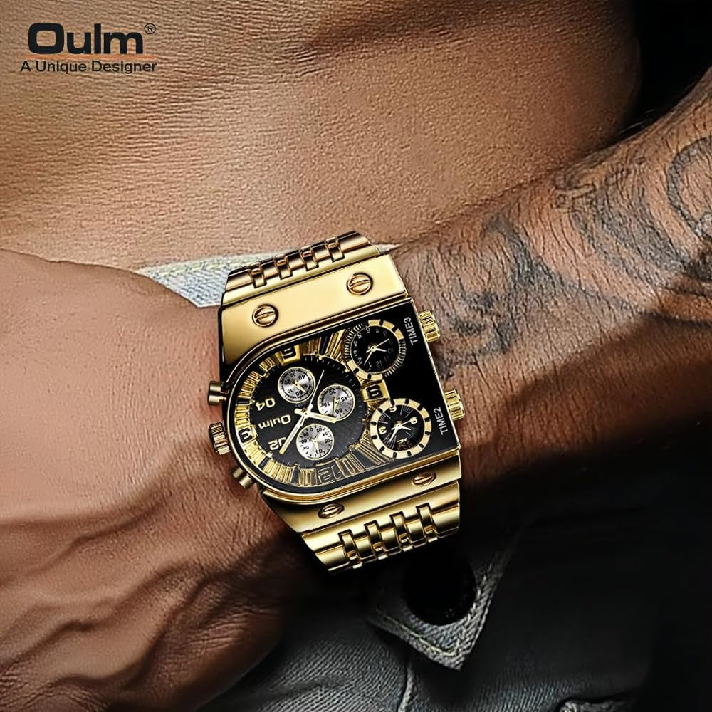 Reloj Rectangular de Lujo para Hombre