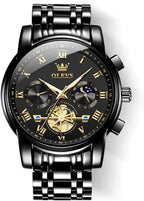 Reloj Elegante Multifunción de Acero