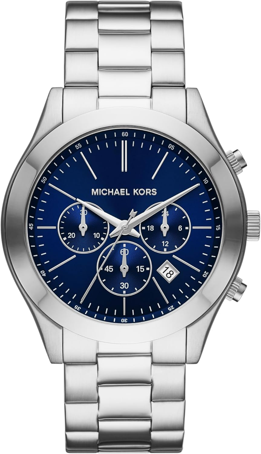 Reloj Elegante Acero Dorado Beige
