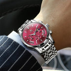 Reloj Cronógrafo de Acero Inoxidable para Hombre