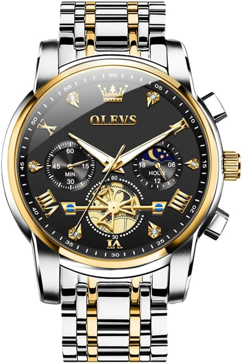 Reloj Cronógrafo de Acero Inoxidable para Hombre