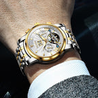 Reloj Automático Esqueleto de Acero