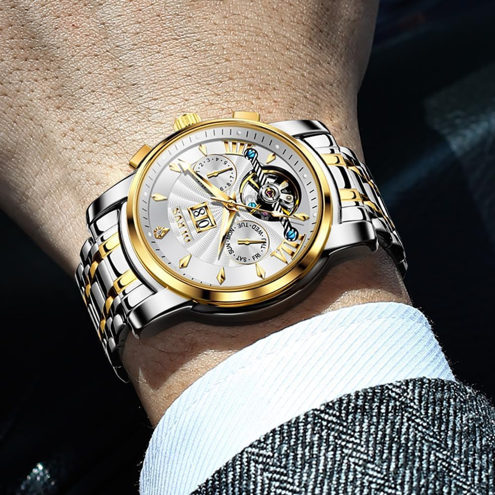 Reloj Automático Esqueleto de Acero