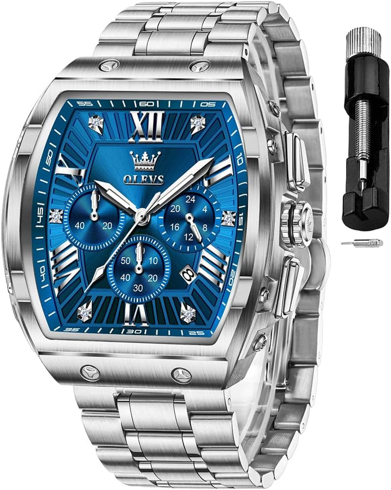 Reloj Cuadrado Cronógrafo para Hombre