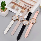 Women'S Watches Brand Luxury Fashion Ladies Watch Leather Watch Women Female Quartz Wristwatches Montre Femme Reloj Mujer