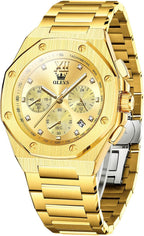 Reloj Octagonal de Acero para Hombre