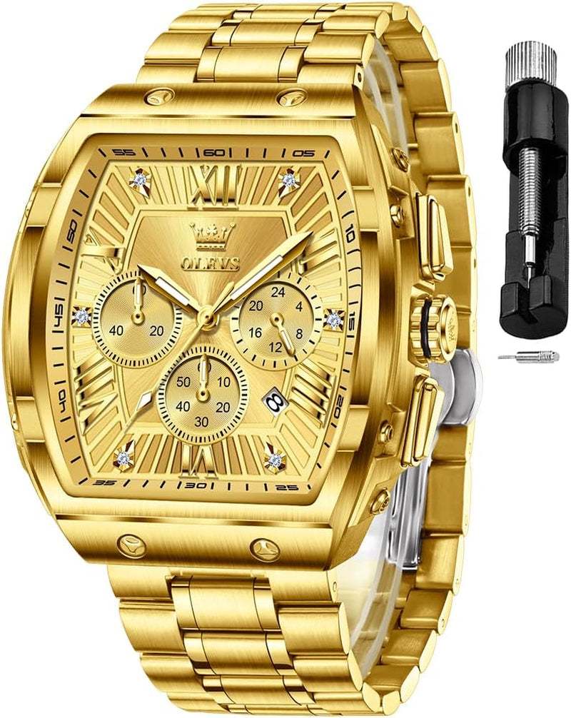 Reloj Cuadrado Cronógrafo para Hombre