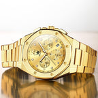Reloj Octagonal de Acero para Hombre