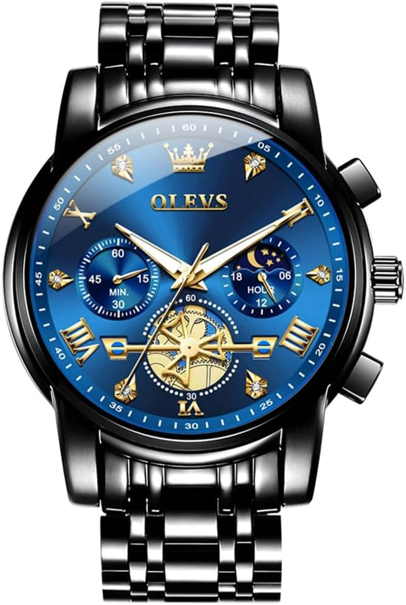 Reloj Cronógrafo de Acero Inoxidable para Hombre
