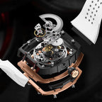 Reloj Mecánico Esqueleto Cuadrado
