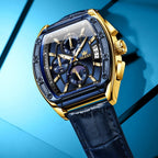 Reloj Cuadrado Cronógrafo para Hombre