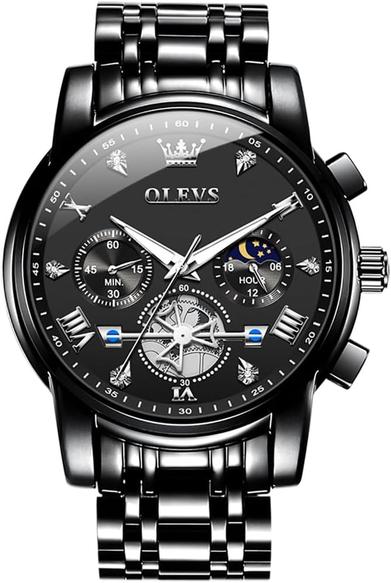 Reloj Cronógrafo de Acero Inoxidable para Hombre
