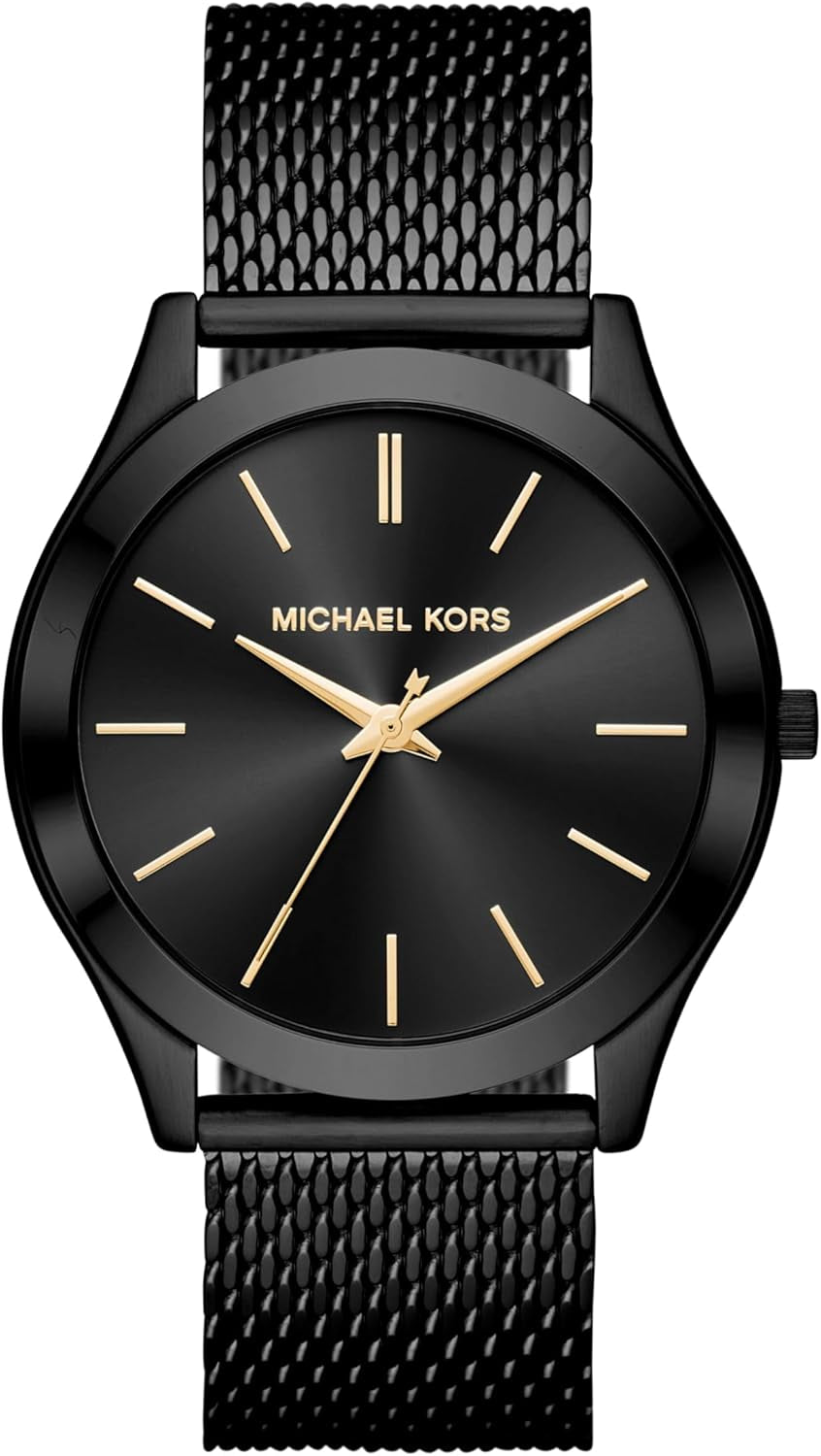 Reloj Elegante Acero Dorado Beige