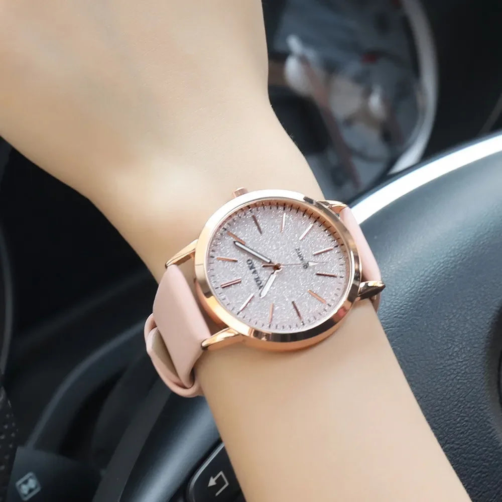 Women'S Watches Brand Luxury Fashion Ladies Watch Leather Watch Women Female Quartz Wristwatches Montre Femme Reloj Mujer