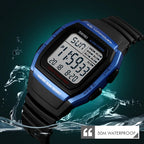 Fashion Men Watches Waterproof Sports Digital LED Alarm Chrono Electronic Clock Man Student Wristwatch Relogio Masculino