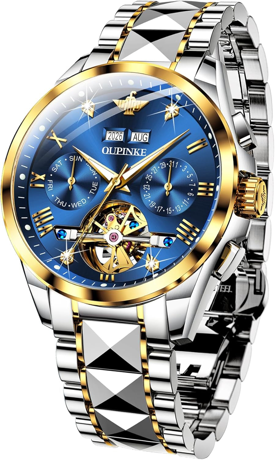 Reloj Automático Esqueleto de Lujo
