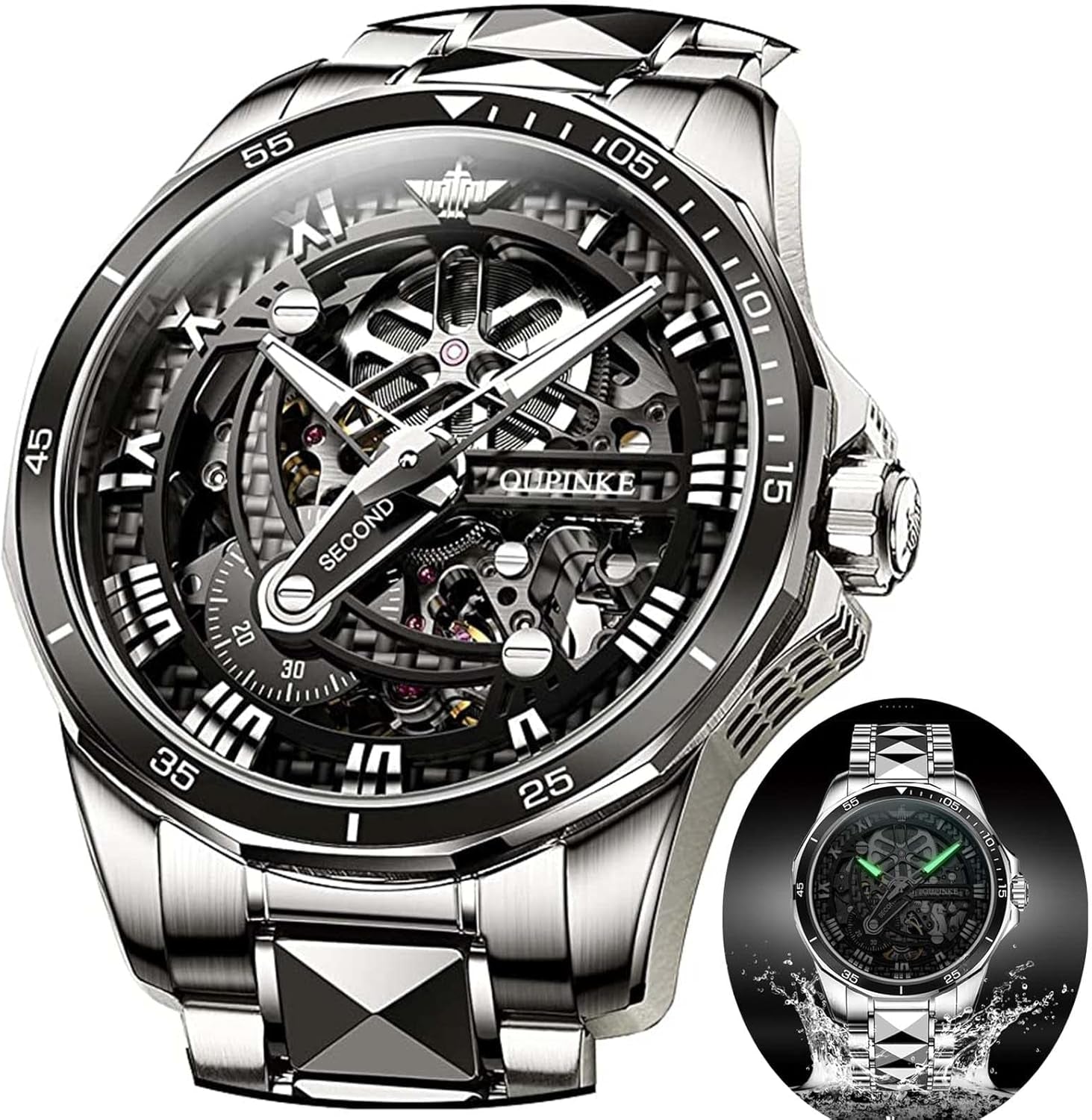 Reloj Deportivo Multifunción de Acero