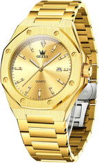 Reloj Octagonal de Acero para Hombre