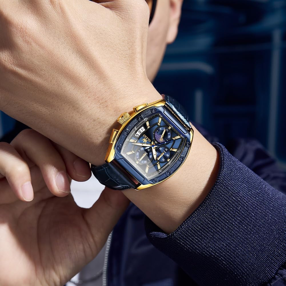 Reloj Cuadrado Cronógrafo para Hombre