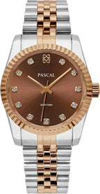 Reloj Clásico de Diamantes con Cuarzo Suizo
