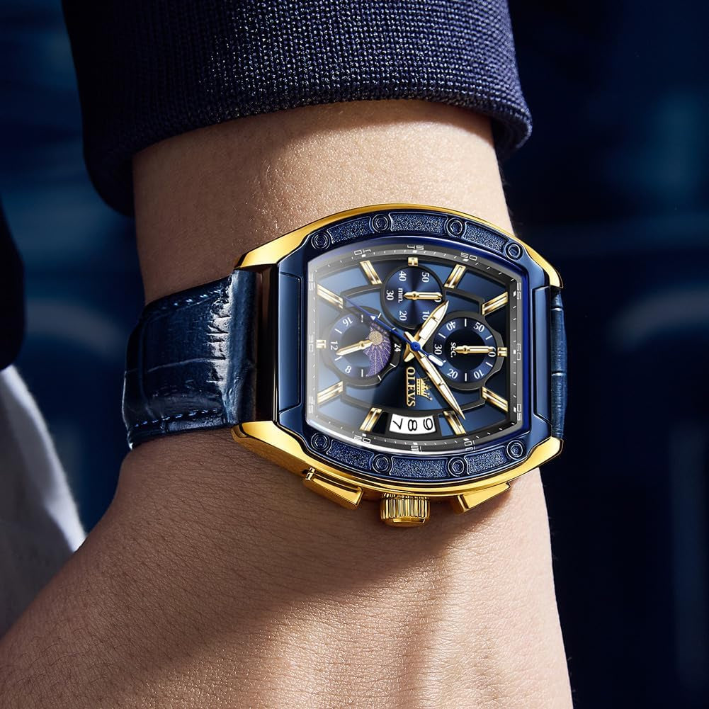 Reloj Cuadrado Cronógrafo para Hombre