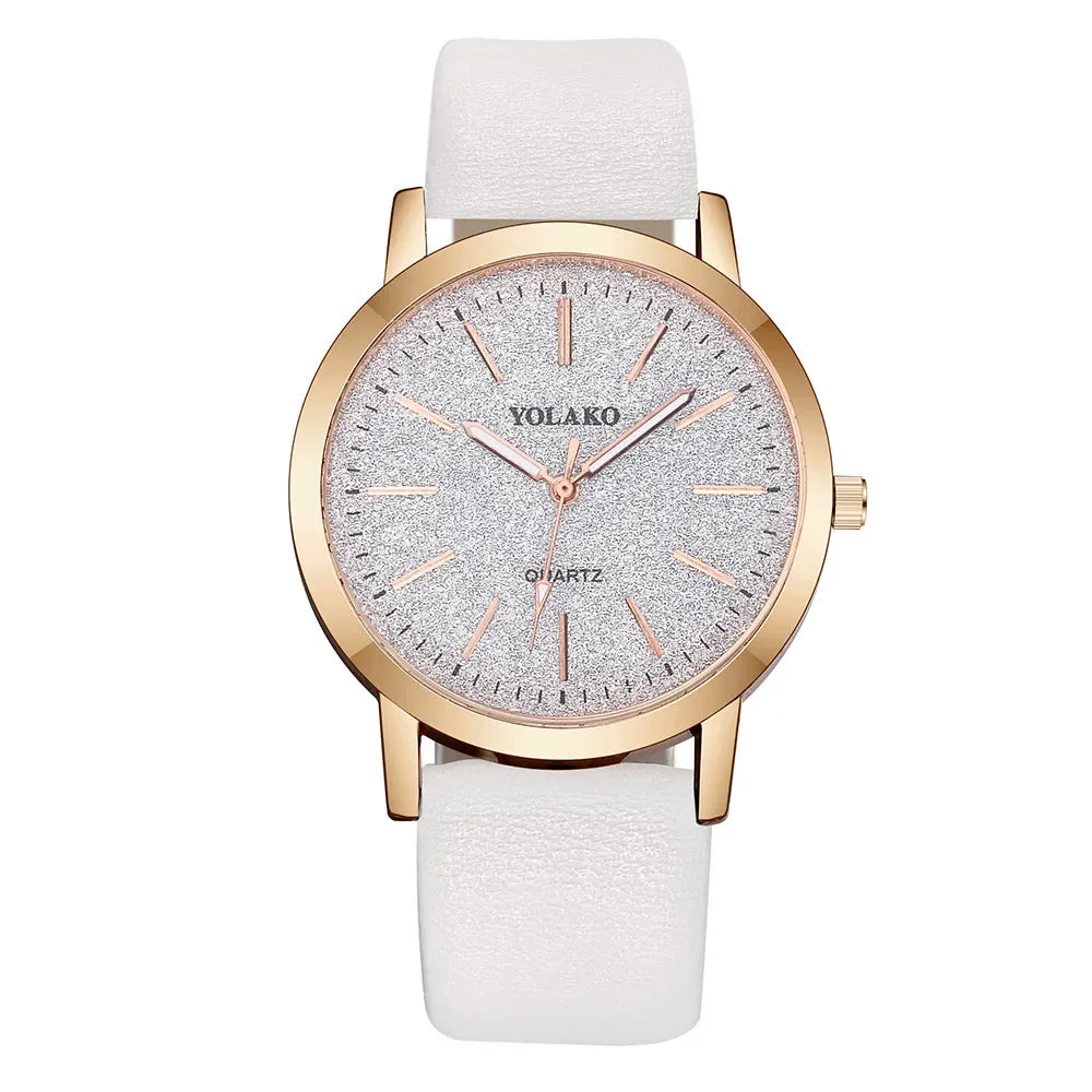 Women'S Watches Brand Luxury Fashion Ladies Watch Leather Watch Women Female Quartz Wristwatches Montre Femme Reloj Mujer