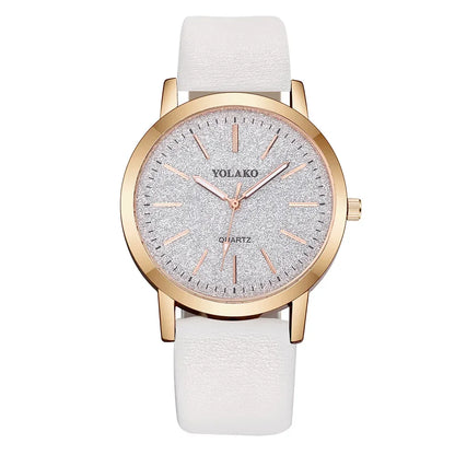 Women'S Watches Brand Luxury Fashion Ladies Watch Leather Watch Women Female Quartz Wristwatches Montre Femme Reloj Mujer