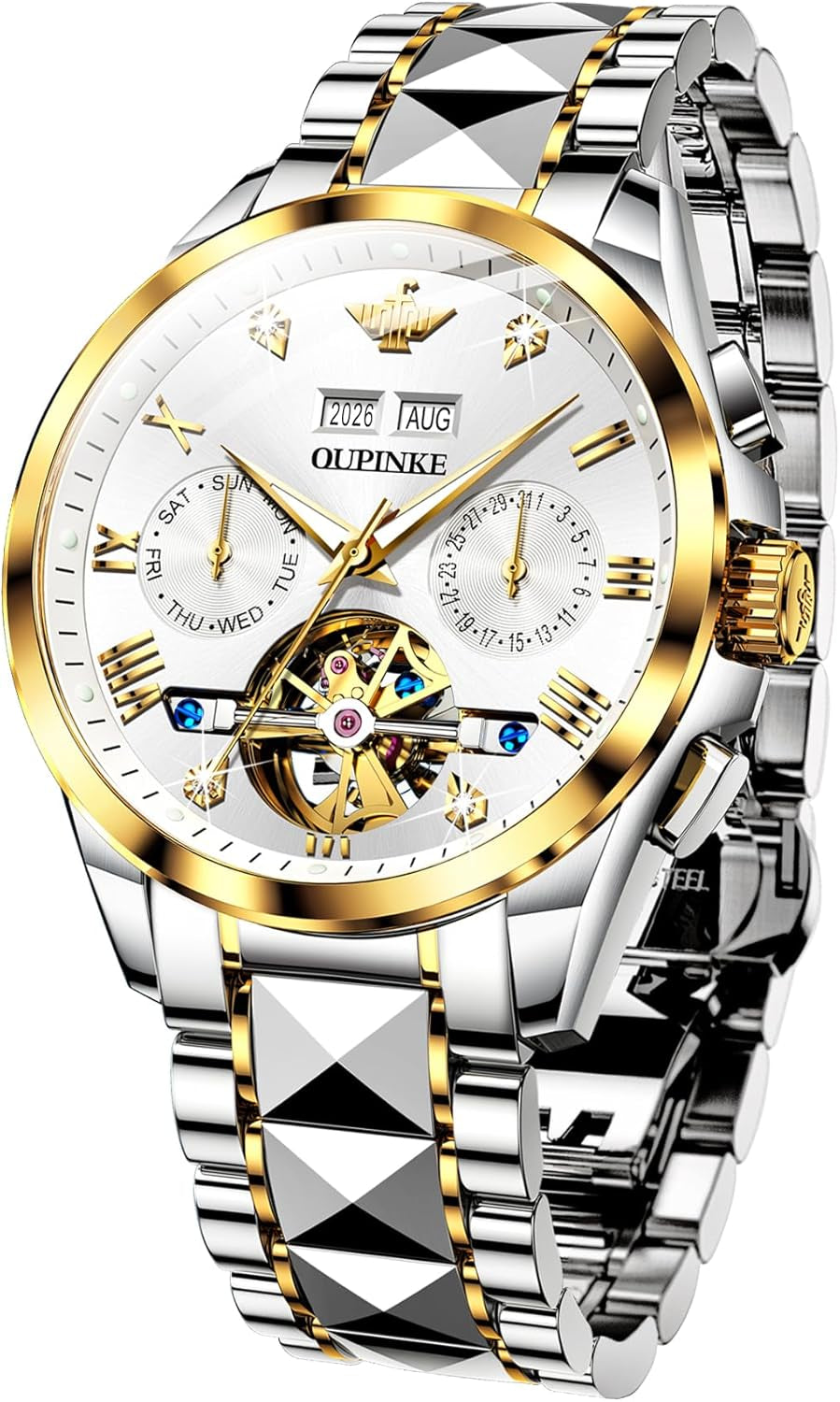 Reloj Automático Esqueleto de Lujo